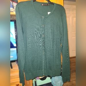 NWT Green Cardogan Size XL Tall